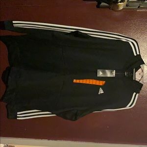 Adidas ClimaControl Blk zip up sweater. New. XXL